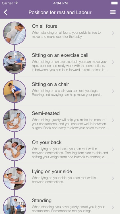 Birth Positions - an active choice