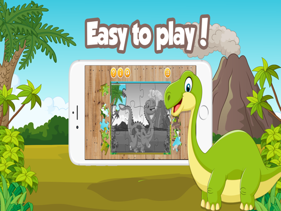 Screenshot #6 pour Dino Puzzle Games For Kids Gratuit - Dinosaur Puzzle Pour tout-petits d'âge préscolaire filles et les garçons
