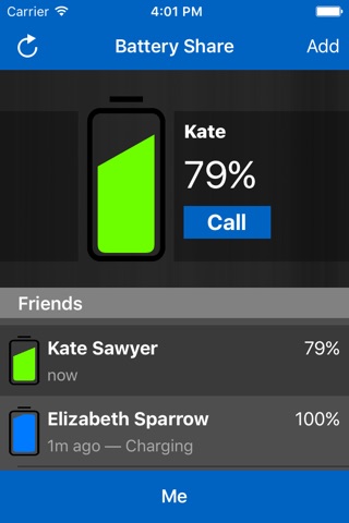 Battery Share - Track Your Friend's Battery / Send Low Battery Notifications screenshot 2