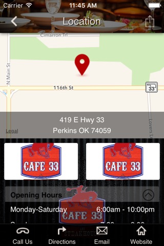 Cafe 33 & Steakhouse screenshot 2