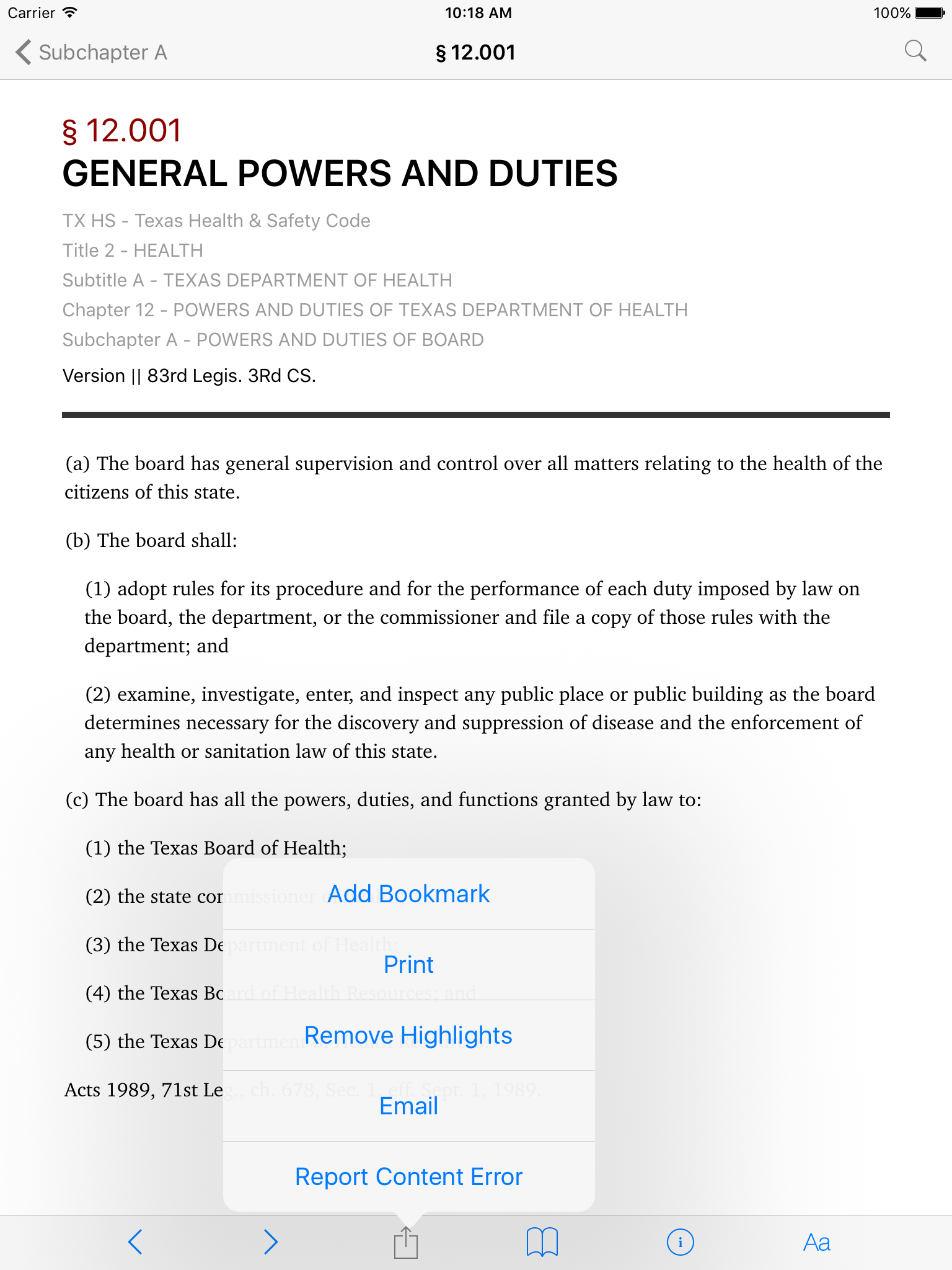 Texas Health and Safety Code (LawStack's TX Law/Statutes)