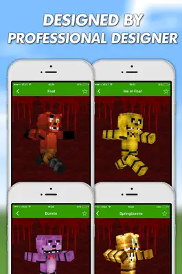 Game screenshot FNAF Skins For Minecraft PE (Pocket Edition) Pro apk
