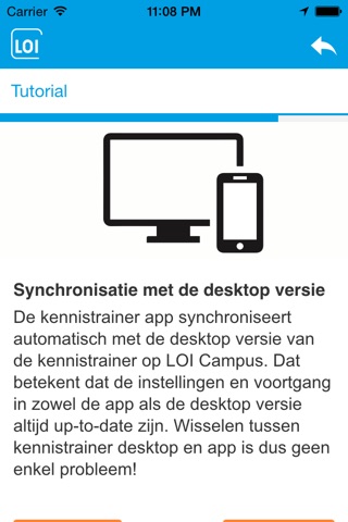 Kennistrainer screenshot 2