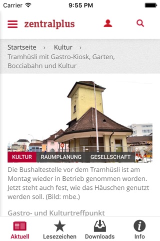 zentralplus screenshot 2