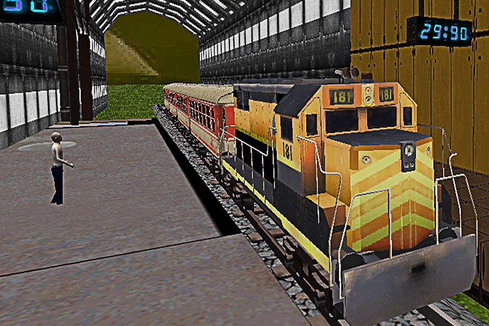 Train Driving 3D. The Locomotive Driver Journey Simulator 2016 screenshot 2