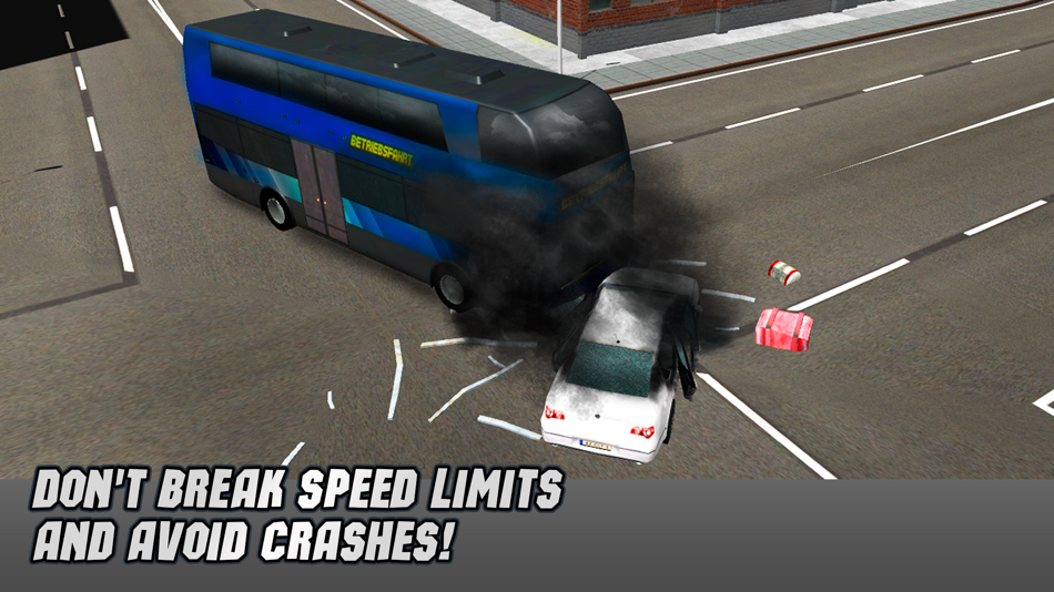 #3. London Bus Driving Simulator 3D (iOS) 由: Tayga Games OOO