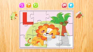 Alphabet Preschool Learning Educational Puzzles for Toddler - Teachme ABC animals endless fun screenshot #4 for iPhone