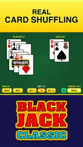 Blackjack Classic - FREE 21 Vegas Casino Video Blackjack Game screenshot #3 for iPhone