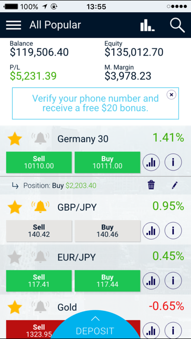 Screenshot #1 pour XTrade - Online Trading
