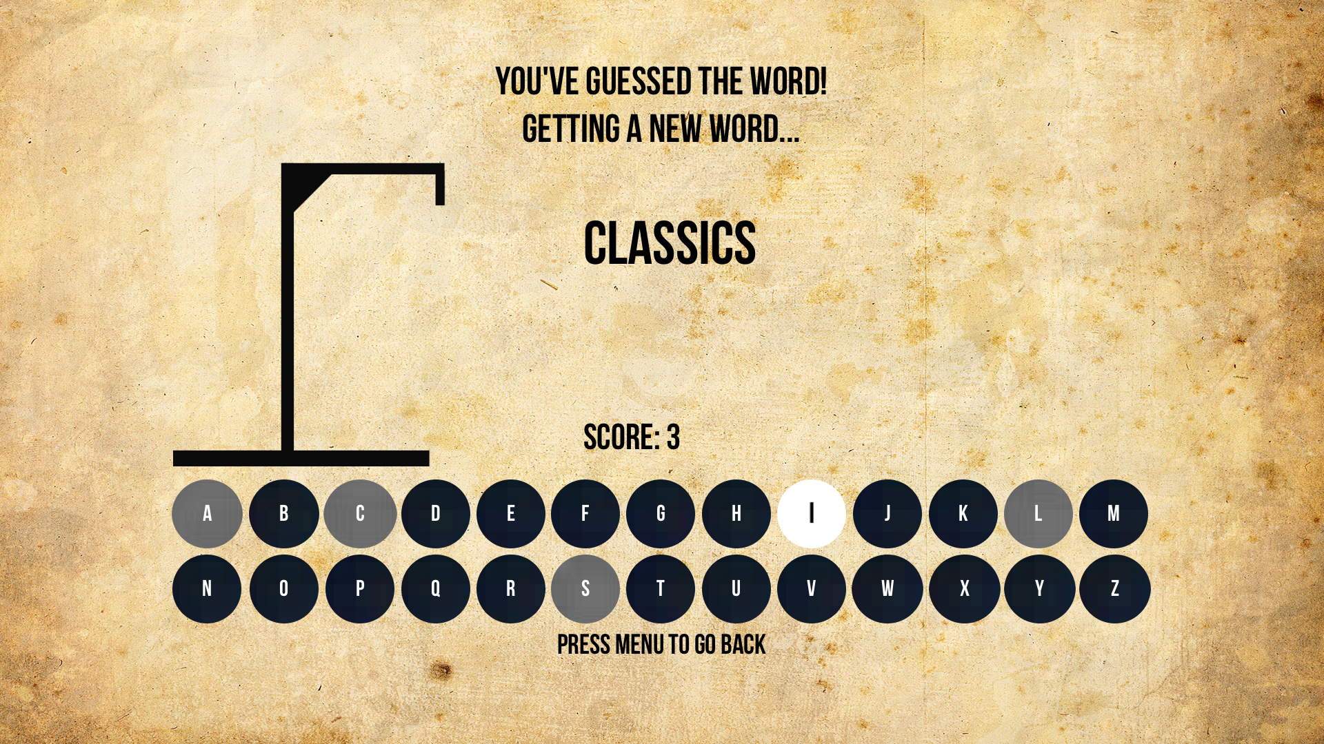 Hangman - A Vocabulary Game screenshot 3