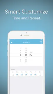 talking alarm clock -free app with speech voice iphone screenshot 3