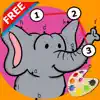 Animals Dot to Dot Coloring Book - Kids free learning games delete, cancel