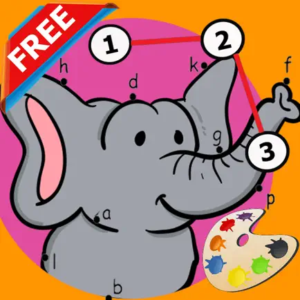 Animals Dot to Dot Coloring Book - Kids free learning games Cheats