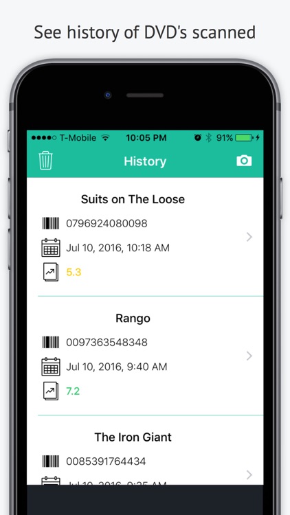 MovieRating - Scan DVD barcode