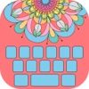 Flower Keyboard! - Beautiful Custom Keyboard Designs with Color.ful Backgrounds and Emoji.s