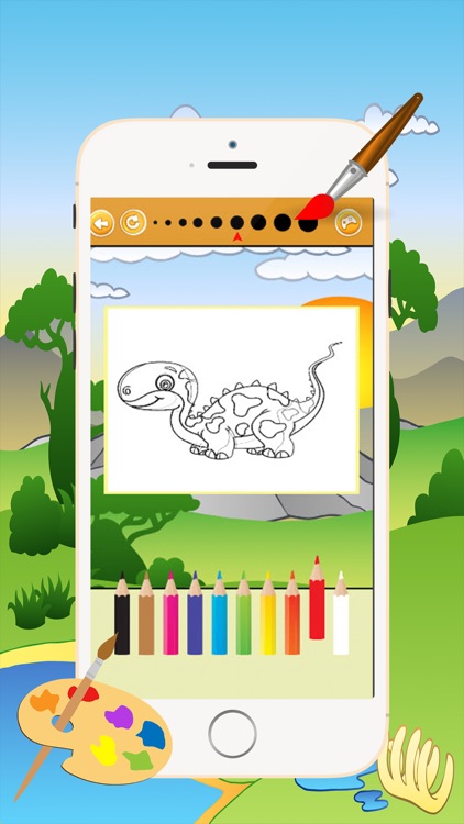 Dinosaur Coloring Book 4 - Drawing and Painting Colorful for kids games free