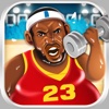 Basketball Fat to Fit Gym - real sports stars jump-ing & run shoot toss game for kids!