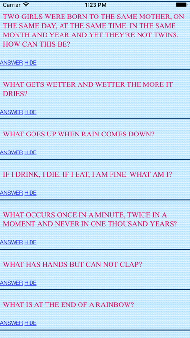 Screenshot #2 pour English Funny Riddles