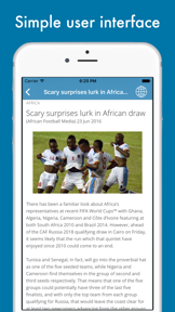 Football News - Africa Edition screenshot