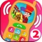 A classic baby phone game for kids, with colorful graphics and cute images