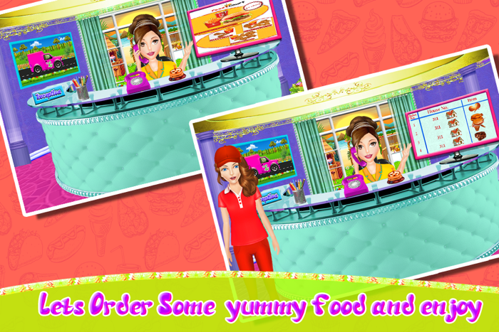 City Girl Burger Delivery and Maker - Fast Food Fever Cooking Games for Girls and Kids