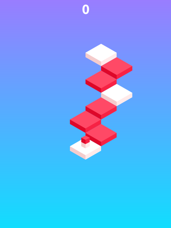 Jumping Cap - Colorful Bridge, Cloud Path iPad screenshot