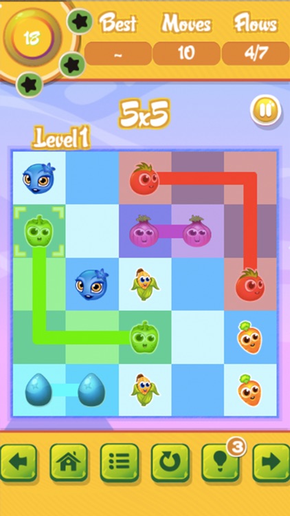 Line & Dot link color match search