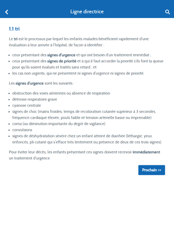 Screenshot #6 pour Mémento électronique des soins hospitaliers pédiatriques