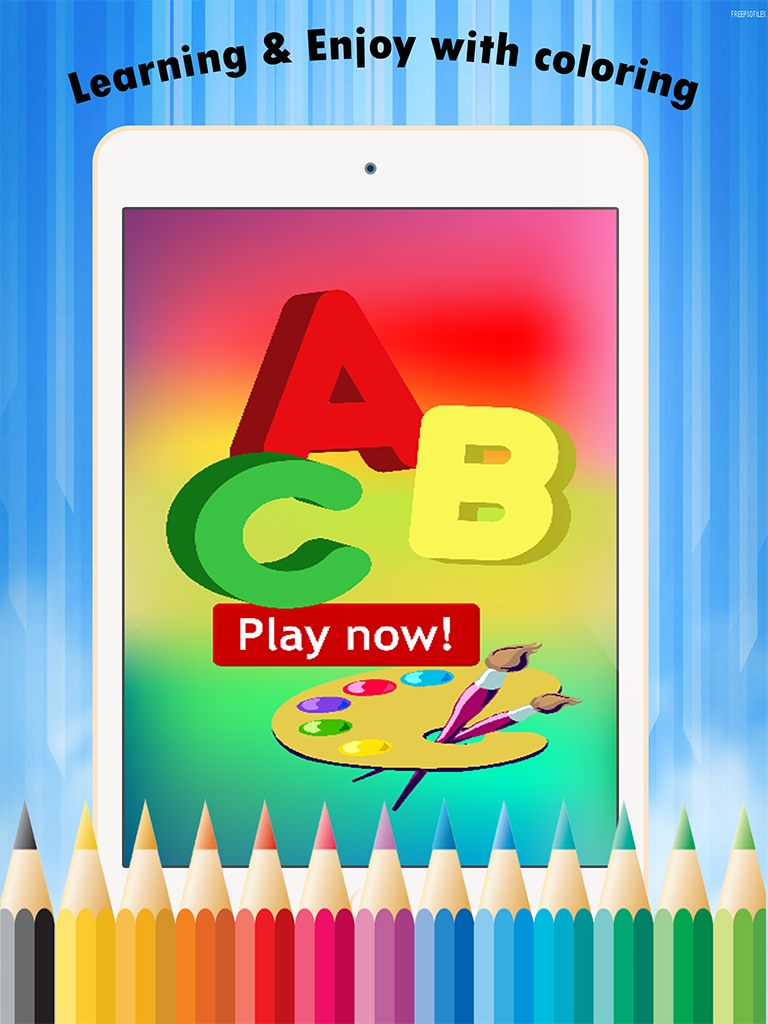 Alphabet A to Z Coloring Book for children age 1-6 screenshot 7