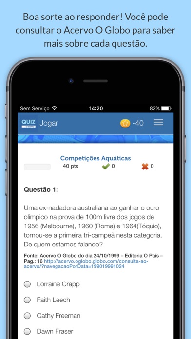 Screenshot #3 pour Quiz O Globo