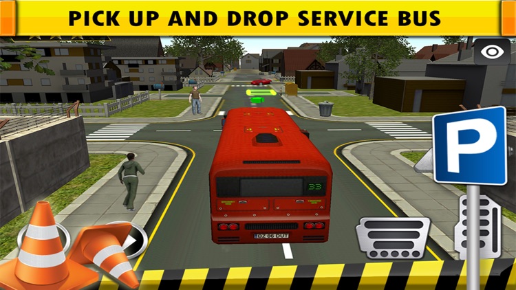 Bus Driving Simulator 3D - Pick Up & Drop Service Bus Parking Game
