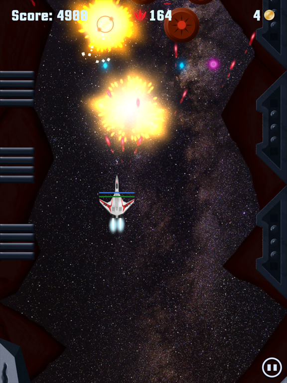 Incident X - Deep space plasma hell shoot them up iPad screenshot
