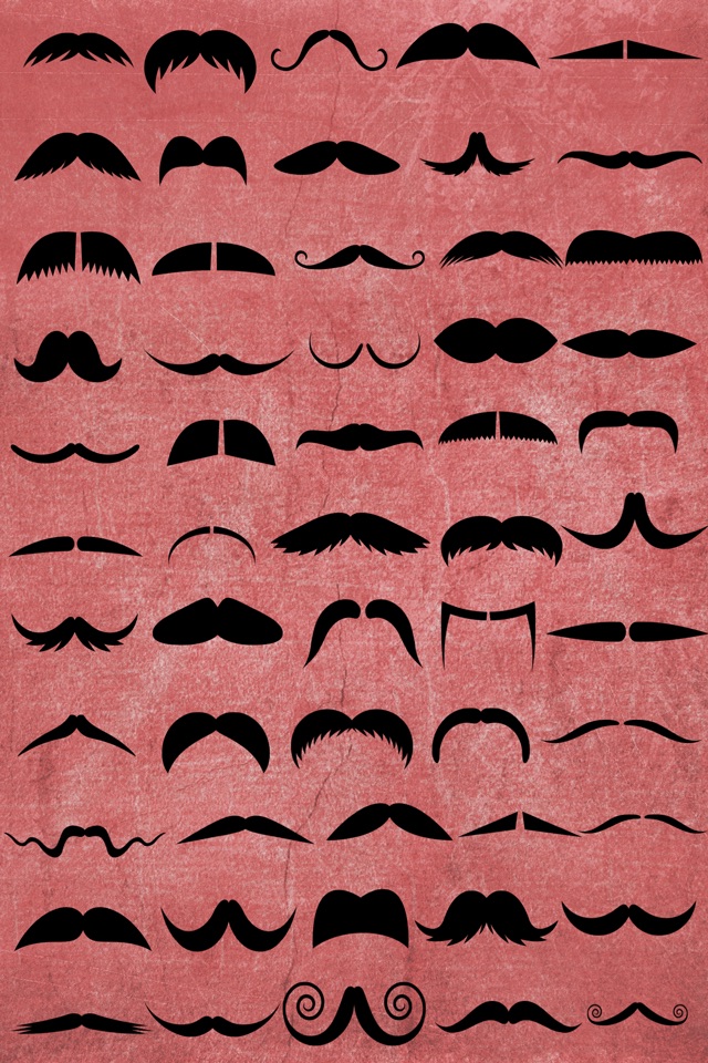 Mustache Color Stickers screenshot 2