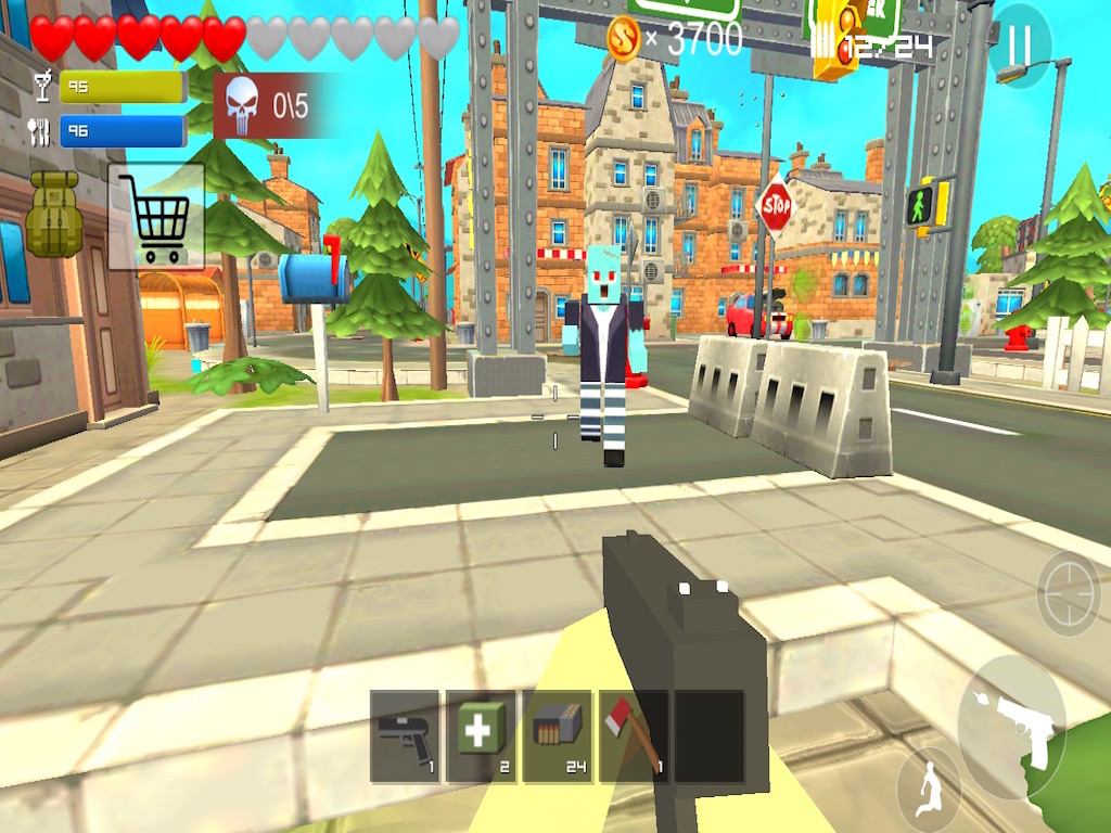 Pixel Gun Shooting - Block City Games