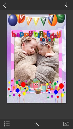 Birthday Greeting Cards - Instant Frame Maker & Photo Editor(圖4)-速報App
