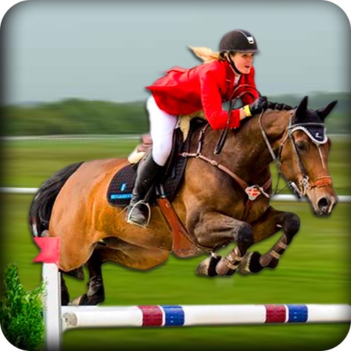 Horse Race Run & Jump - 3D Horse Jumping Stunts , Free HD Racing Game icon
