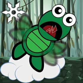 螢幕擷取畫面 (4) Tiny Ninja Turtles Jump Around Up & Down On Rooftop