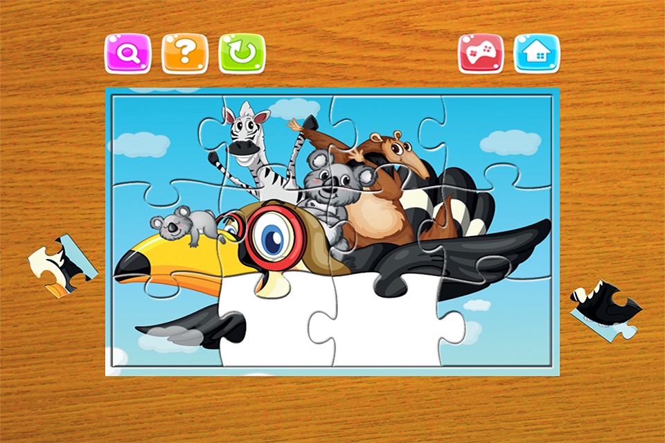 Animals Jigsaw Puzzles – Puzzle Game Free for Kids and Toddler - Preschool Learning Games screenshot 3