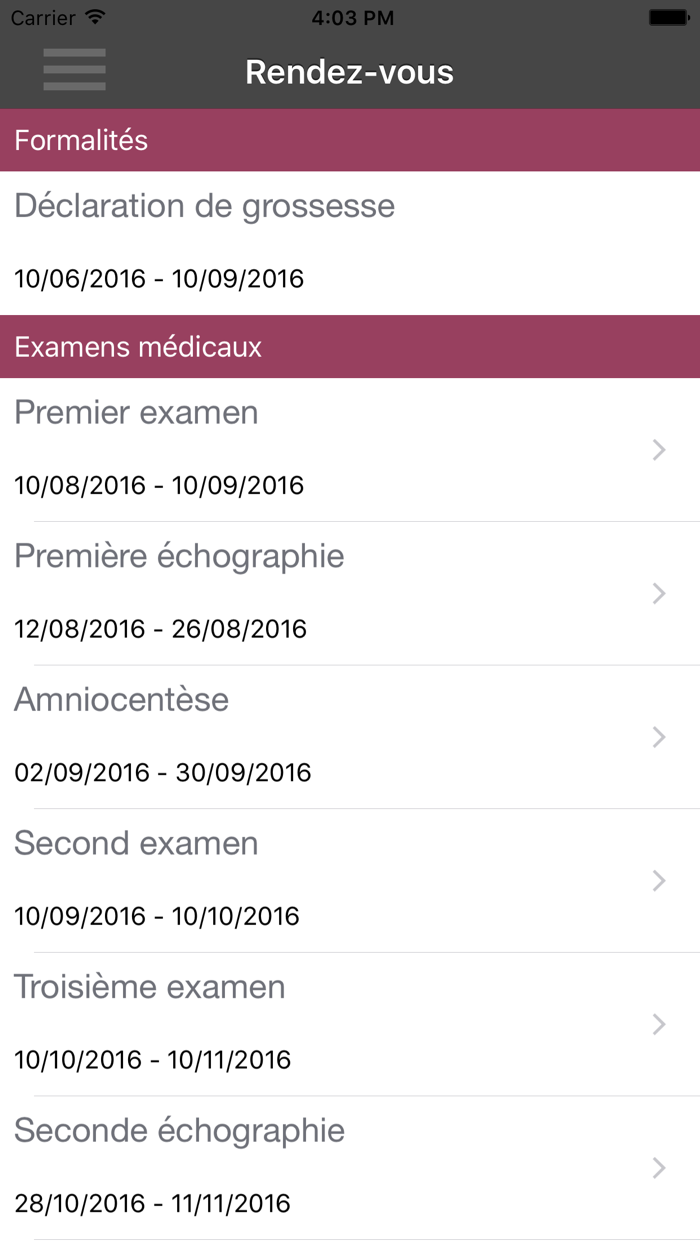 Maternité Saint Vincent de Paul ma grossesse