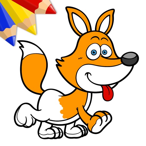 Funny Animals - Coloring Book for Little Boys, Little Girls and Kids - Free Game icon