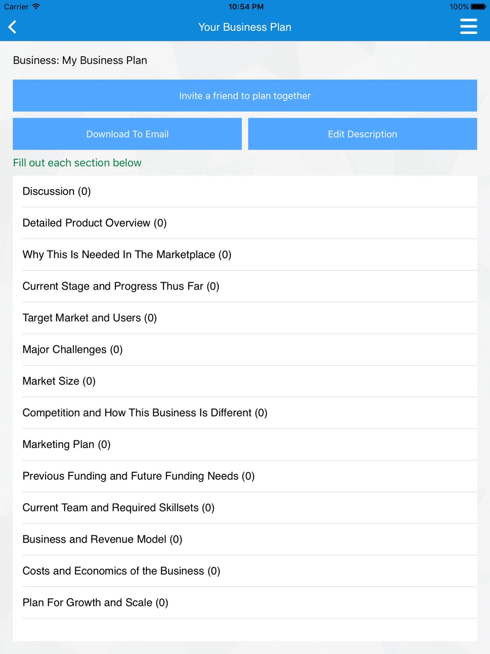 iPad screenshot