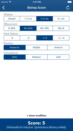 Bishop Score Calculator iPhone image 2