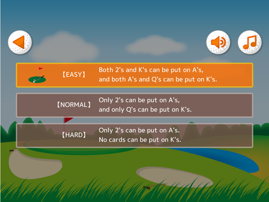 Screenshot #6 pour Golf Solitaire - Pick your set of rules and hop straight into the fun!