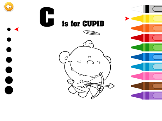 ABC Alphabet Coloring Books for Kindergarten and Preschool Free iPad screenshot