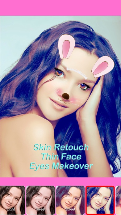 Screenshot #3 pour Beauty Princess Selfie Camera - REAL TIME Face Makeup