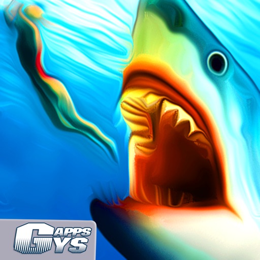 Hungry Zombie Shark Attack Icon