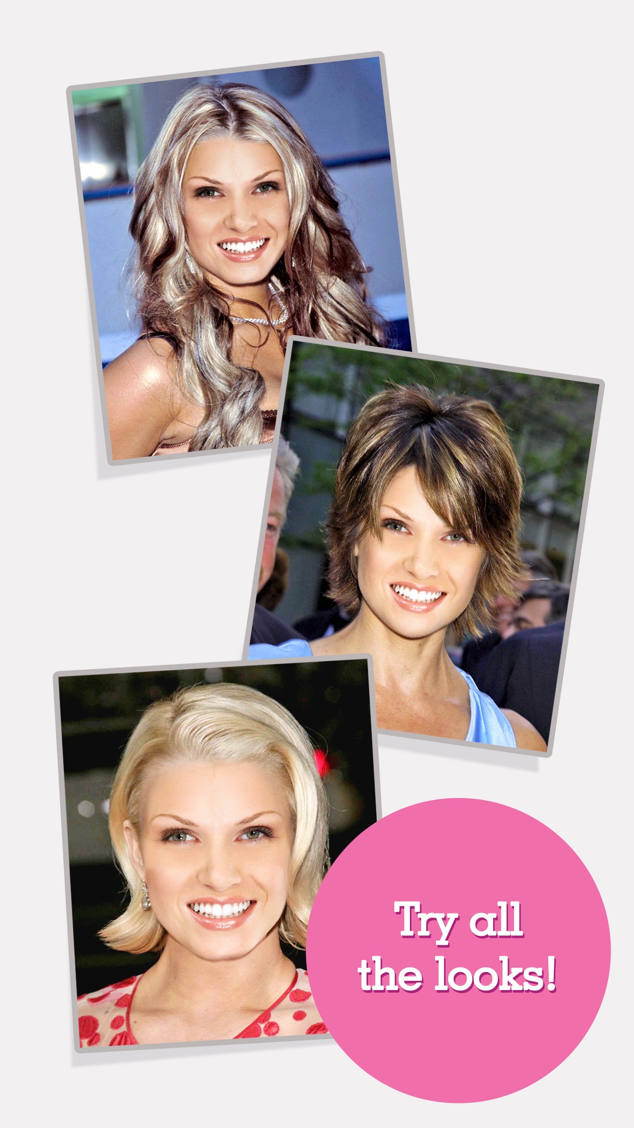 FACEinHOLE® Hairstyles for Women - Hair styler for cute girls haircuts