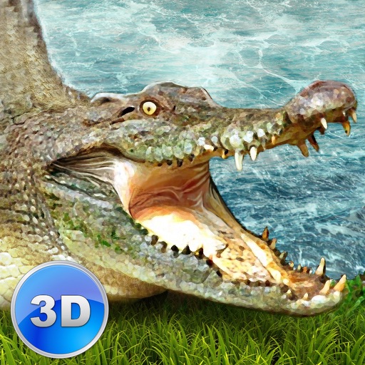 Furious Crocodile Simulator 3D Full - Be a wild African animal! Icon