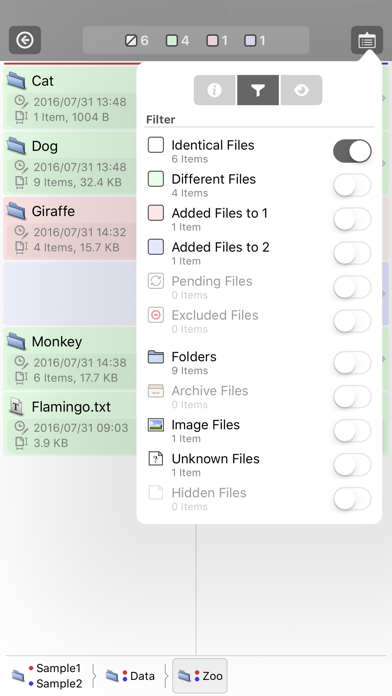 App screenshot