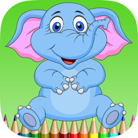 elephant coloring book for kids  learn to paint elephants and mammoth